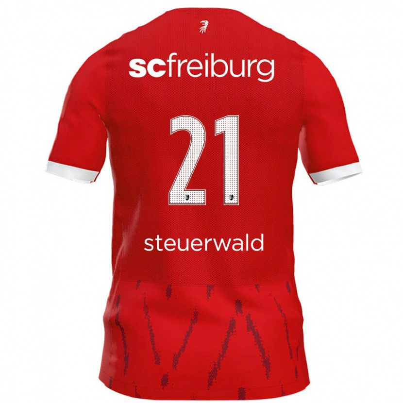 Danxen Herren Samantha Steuerwald #21 Rot Heimtrikot Trikot 2024/25 T-Shirt