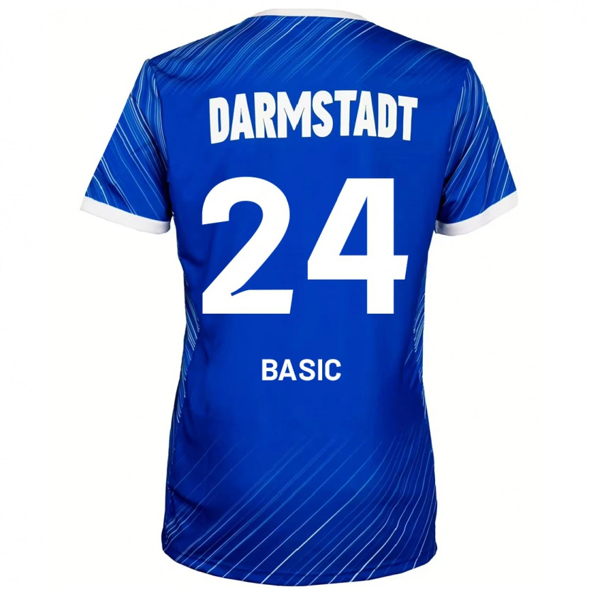 Danxen Herren Benjamin Basic #24 Blau Weiß Heimtrikot Trikot 2024/25 T-Shirt