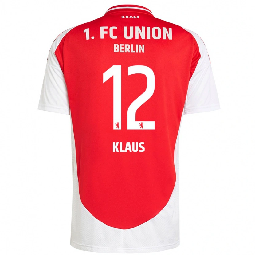 Danxen Herren Carl Klaus #12 Rot Weiß Heimtrikot Trikot 2024/25 T-Shirt
