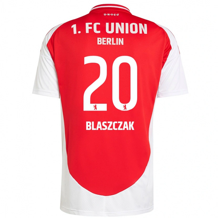 Danxen Herren Tim Blaszczak #20 Rot Weiß Heimtrikot Trikot 2024/25 T-Shirt