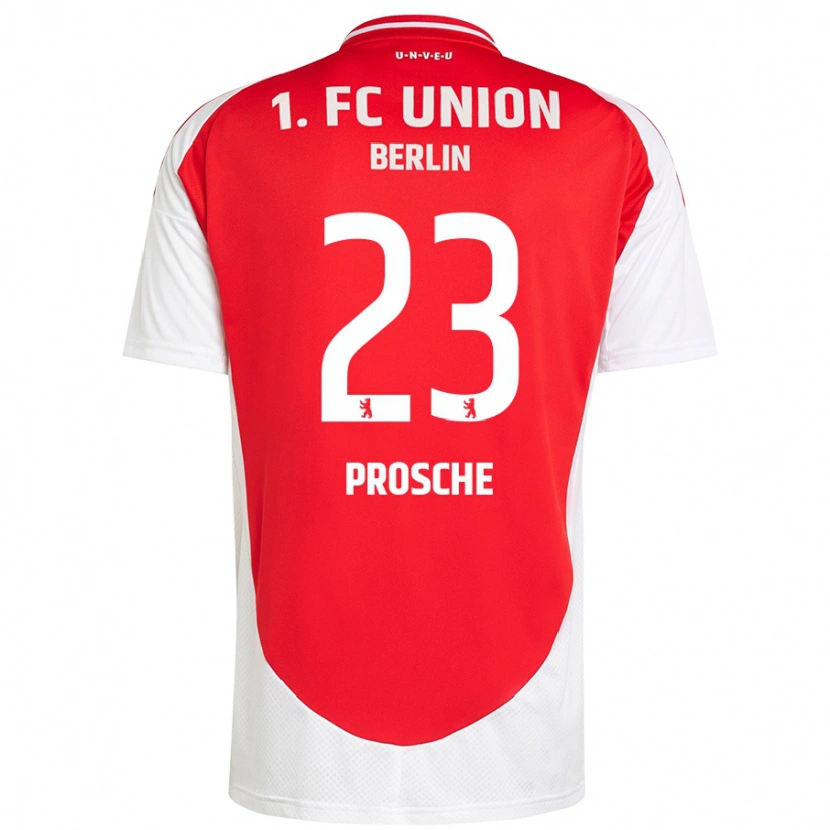 Danxen Herren Leon Prosche #23 Rot Weiß Heimtrikot Trikot 2024/25 T-Shirt
