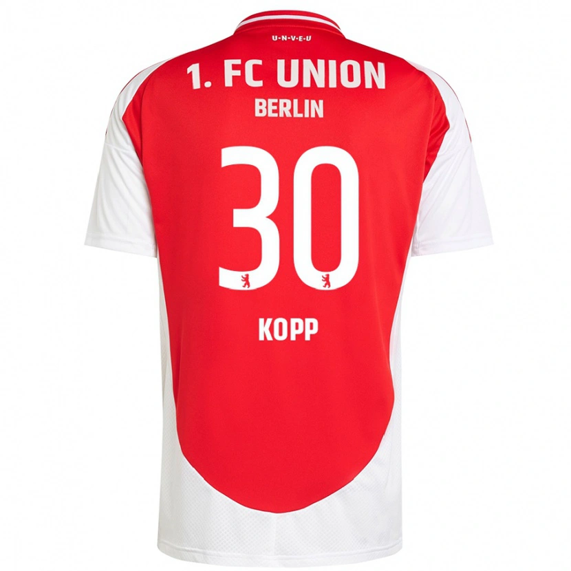 Danxen Herren Marvin Kopp #30 Rot Weiß Heimtrikot Trikot 2024/25 T-Shirt