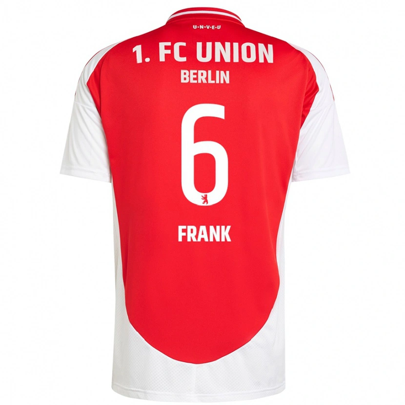 Danxen Herren Celine Frank #6 Rot Weiß Heimtrikot Trikot 2024/25 T-Shirt