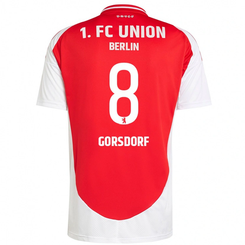 Danxen Herren Lisa Görsdorf #8 Rot Weiß Heimtrikot Trikot 2024/25 T-Shirt