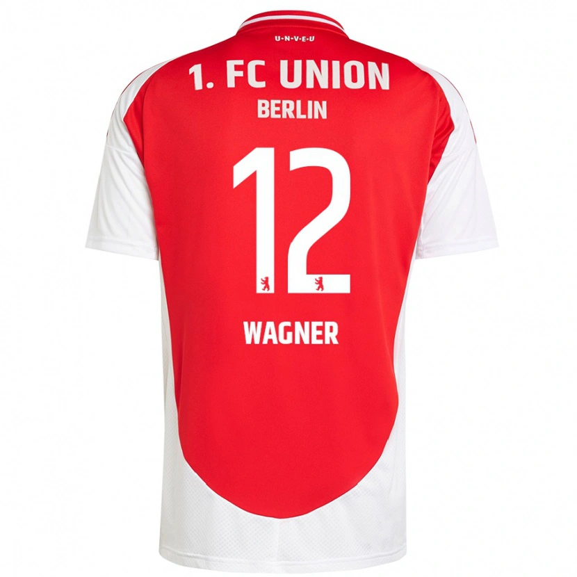 Danxen Herren Melanie Wagner #12 Rot Weiß Heimtrikot Trikot 2024/25 T-Shirt