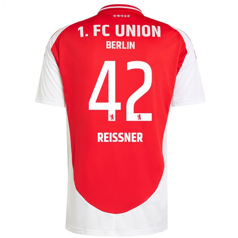 Danxen Herren Naika Reissner #42 Rot Weiß Heimtrikot Trikot 2024/25 T-Shirt
