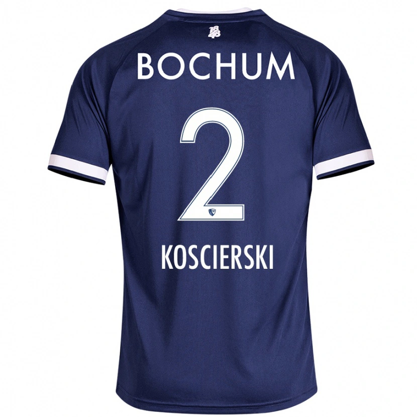 Danxen Herren Kacper Koscierski #2 Dunkelblau Heimtrikot Trikot 2024/25 T-Shirt