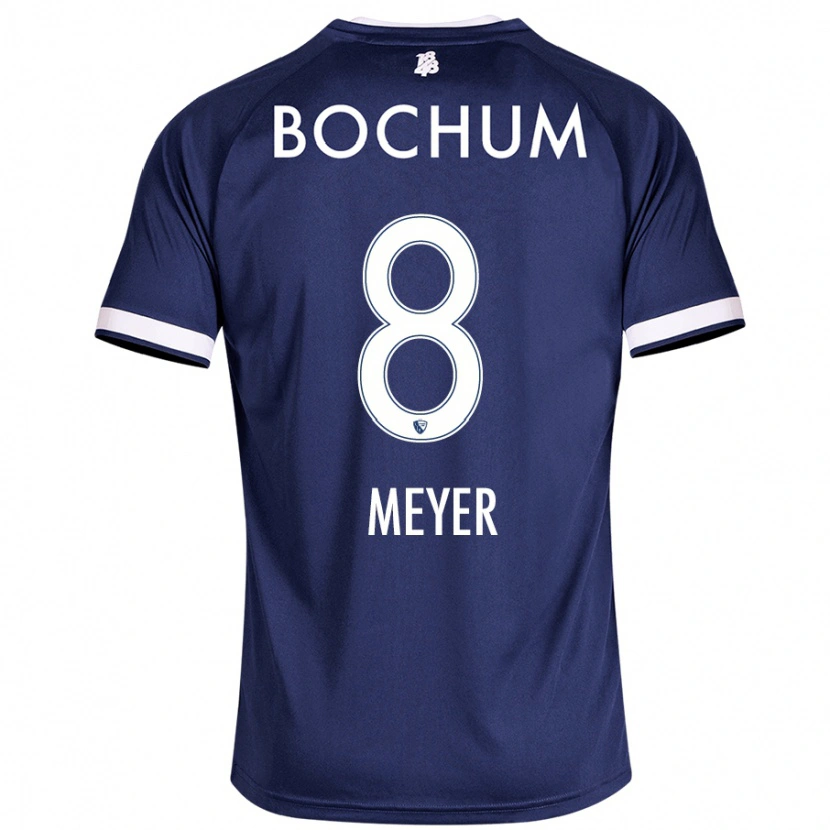 Danxen Herren Tom Meyer #8 Dunkelblau Heimtrikot Trikot 2024/25 T-Shirt