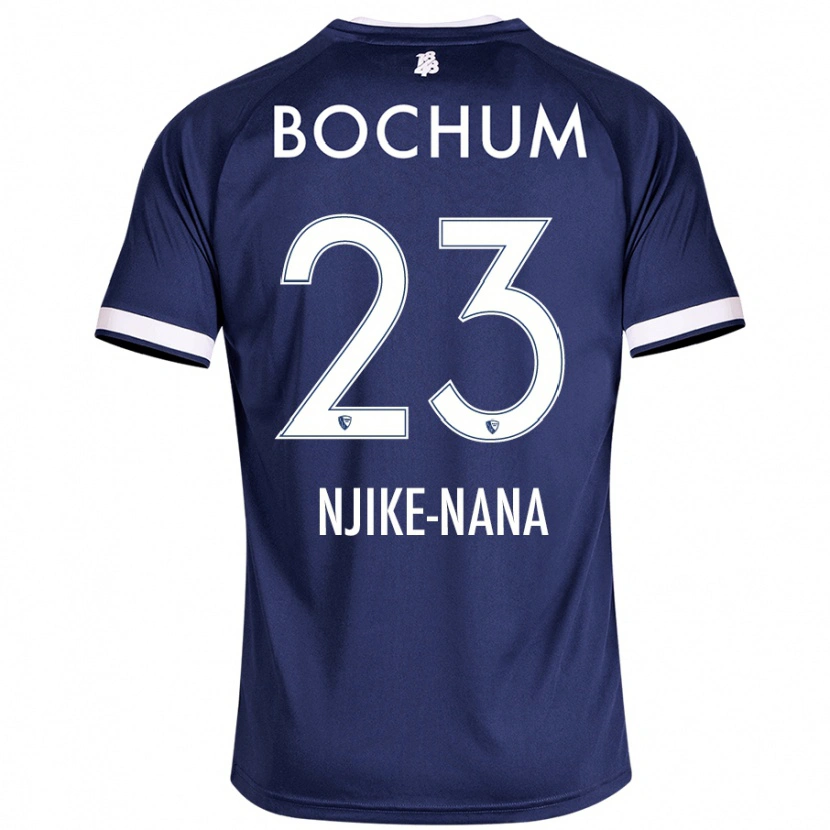 Danxen Herren Jean-Philippe Njike-Nana #23 Dunkelblau Heimtrikot Trikot 2024/25 T-Shirt