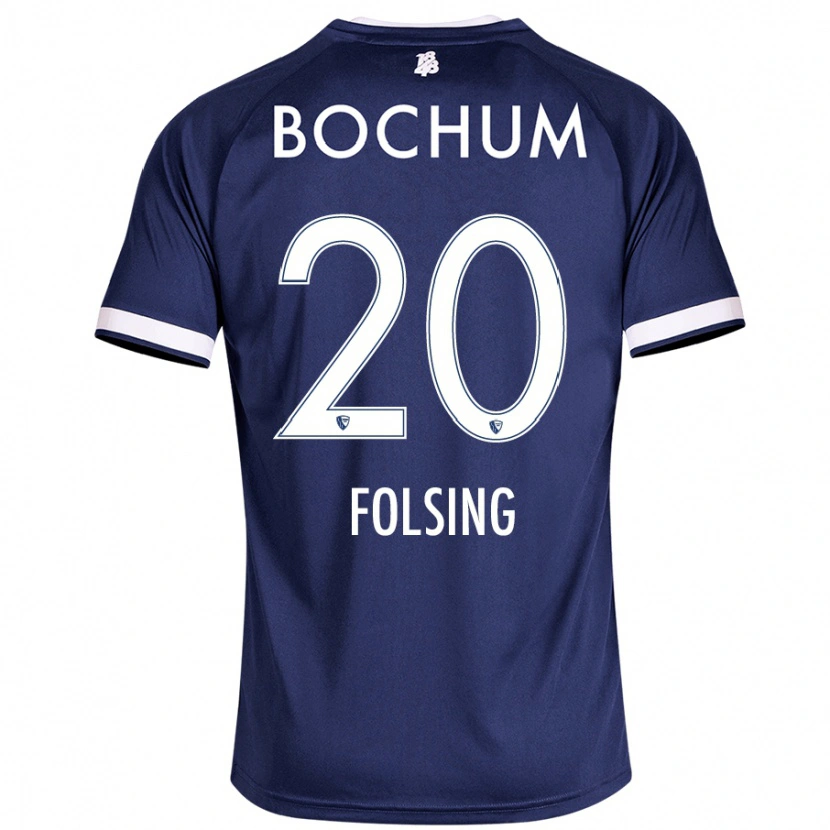 Danxen Herren Amelie Fölsing #20 Dunkelblau Heimtrikot Trikot 2024/25 T-Shirt