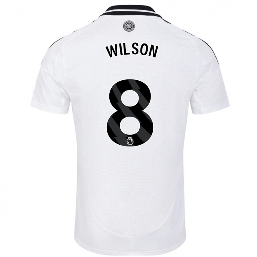 Danxen Herren Harry Wilson #8 Weiß Heimtrikot Trikot 2024/25 T-Shirt