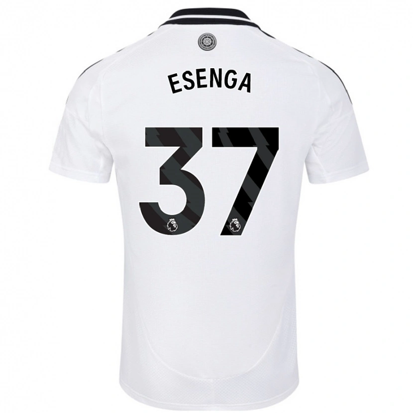 Danxen Herren Jonathan Esenga #37 Weiß Heimtrikot Trikot 2024/25 T-Shirt