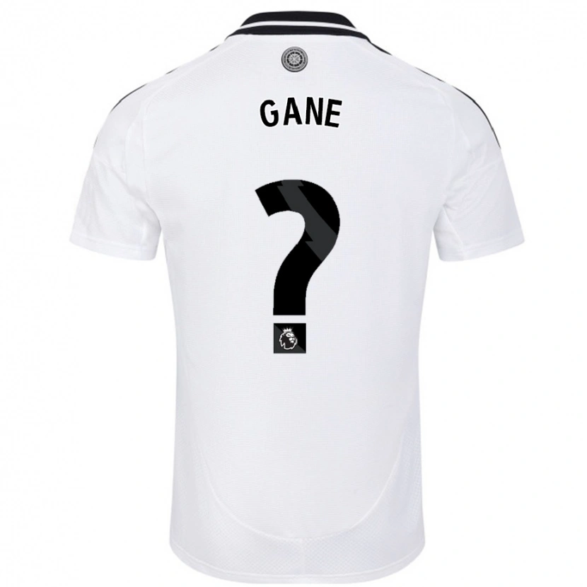 Danxen Herren Evie Gane #0 Weiß Heimtrikot Trikot 2024/25 T-Shirt