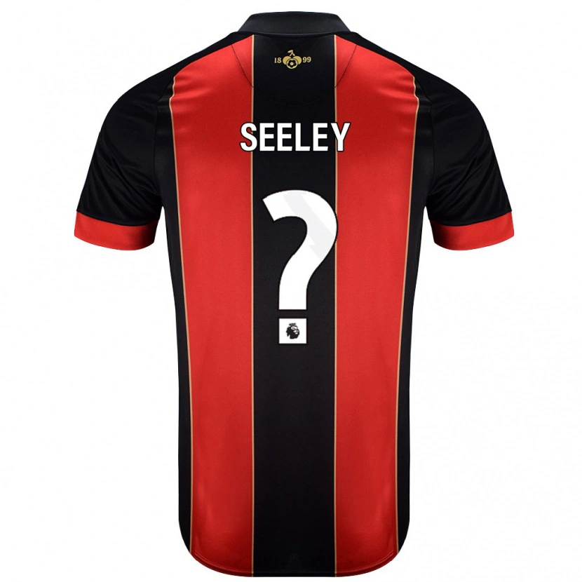 Danxen Herren Will Seeley #0 Rot Schwarz Heimtrikot Trikot 2024/25 T-Shirt