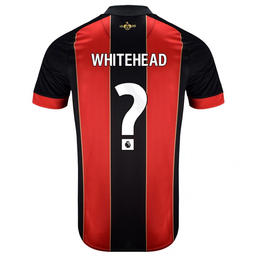Danxen Herren Tommy Whitehead #0 Rot Schwarz Heimtrikot Trikot 2024/25 T-Shirt