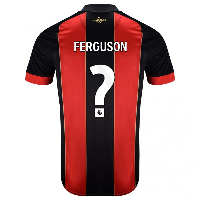 Danxen Herren Josh Ferguson #0 Rot Schwarz Heimtrikot Trikot 2024/25 T-Shirt