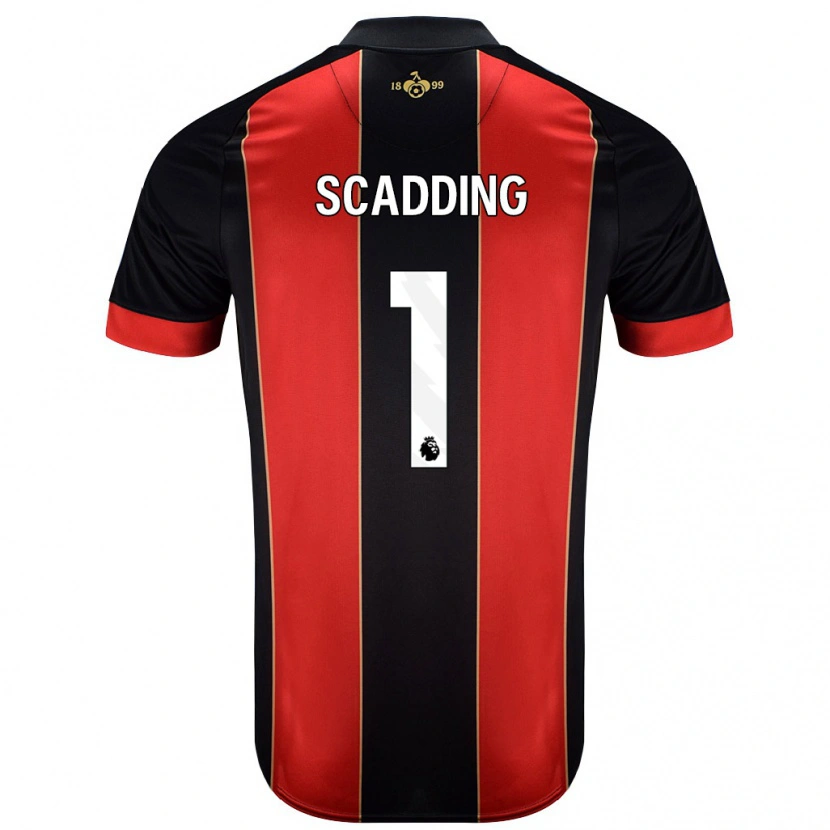 Danxen Herren Katie Scadding #1 Rot Schwarz Heimtrikot Trikot 2024/25 T-Shirt