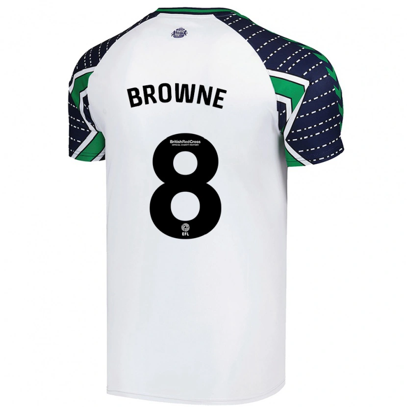 Danxen Herren Alan Browne #8 Weiß Auswärtstrikot Trikot 2024/25 T-Shirt