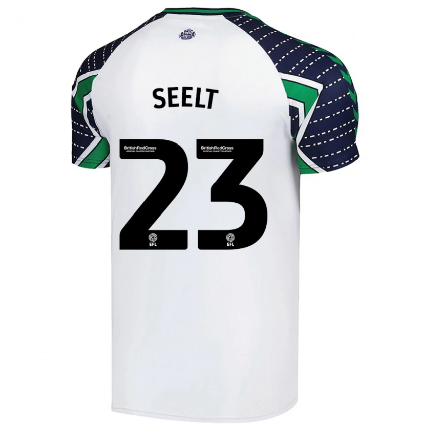 Danxen Herren Jenson Seelt #23 Weiß Auswärtstrikot Trikot 2024/25 T-Shirt