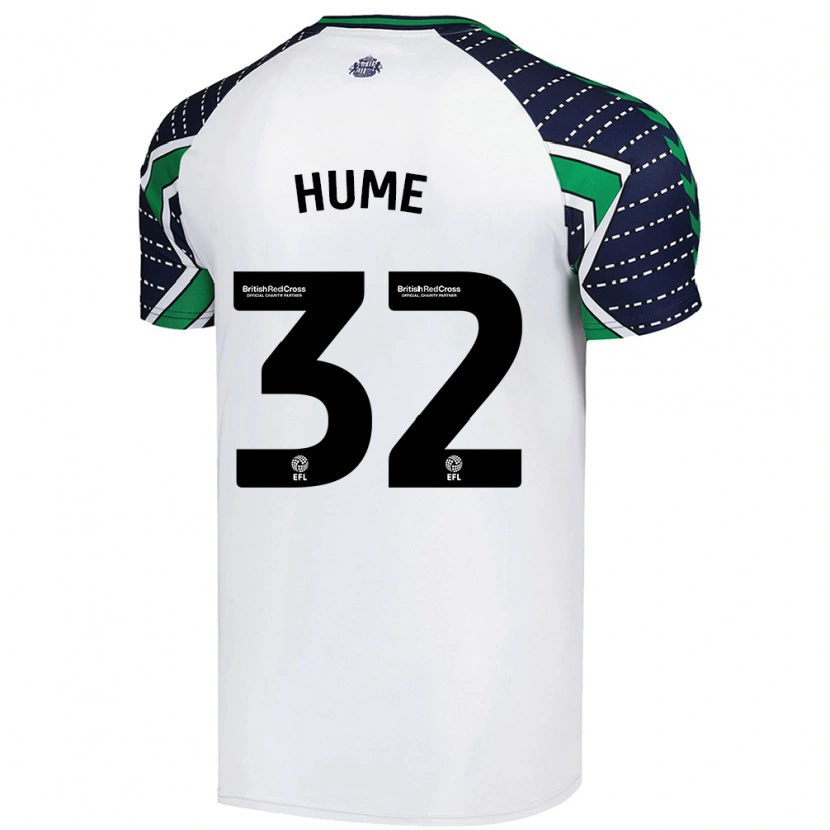 Danxen Herren Trai Hume #32 Weiß Auswärtstrikot Trikot 2024/25 T-Shirt