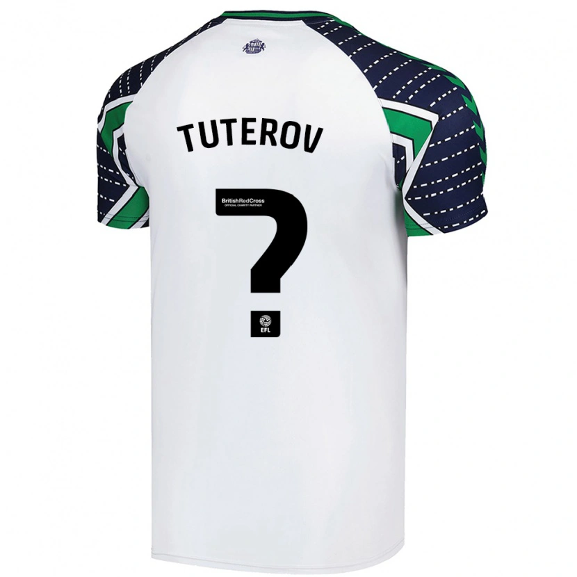 Danxen Herren Timur Tuterov #0 Weiß Auswärtstrikot Trikot 2024/25 T-Shirt