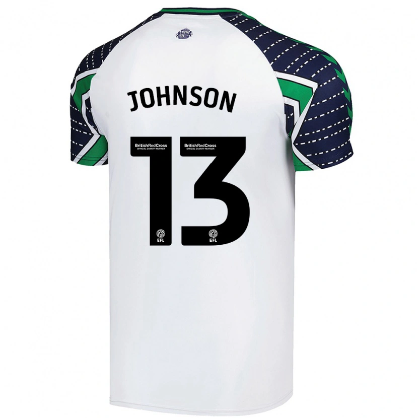 Danxen Herren Zak Johnson #13 Weiß Auswärtstrikot Trikot 2024/25 T-Shirt