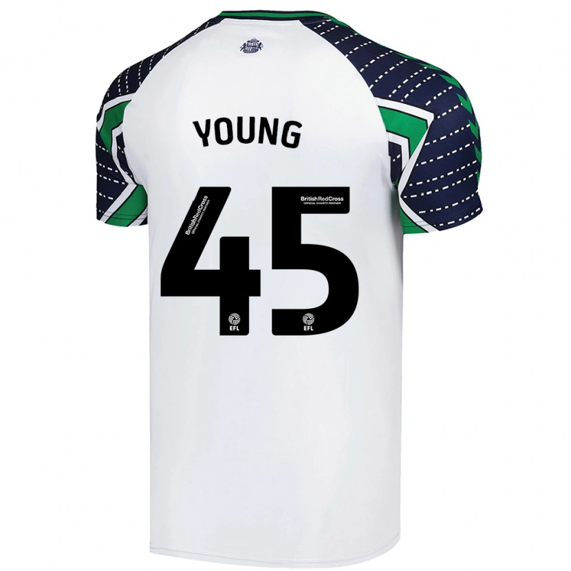 Danxen Herren Matthew Young #45 Weiß Auswärtstrikot Trikot 2024/25 T-Shirt