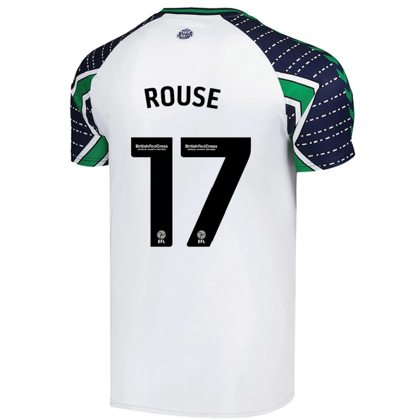 Danxen Herren Mollie Rouse #17 Weiß Auswärtstrikot Trikot 2024/25 T-Shirt