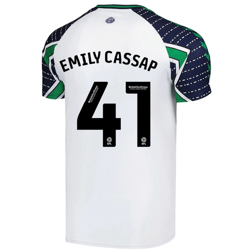 Danxen Herren Emily Cassap #41 Weiß Auswärtstrikot Trikot 2024/25 T-Shirt