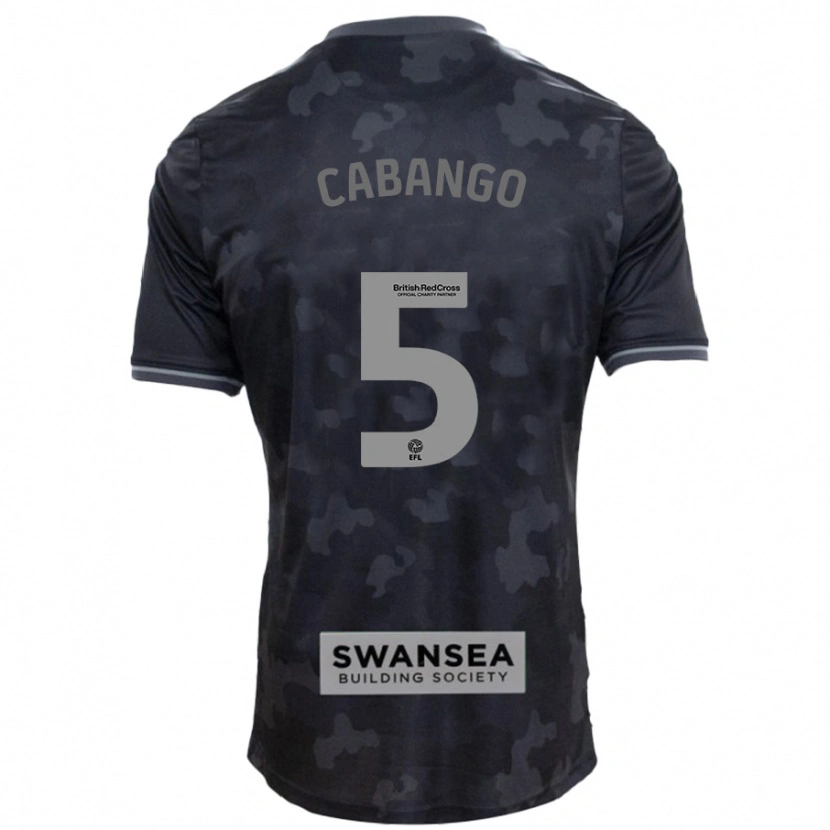 Danxen Herren Ben Cabango #5 Schwarz Auswärtstrikot Trikot 2024/25 T-Shirt