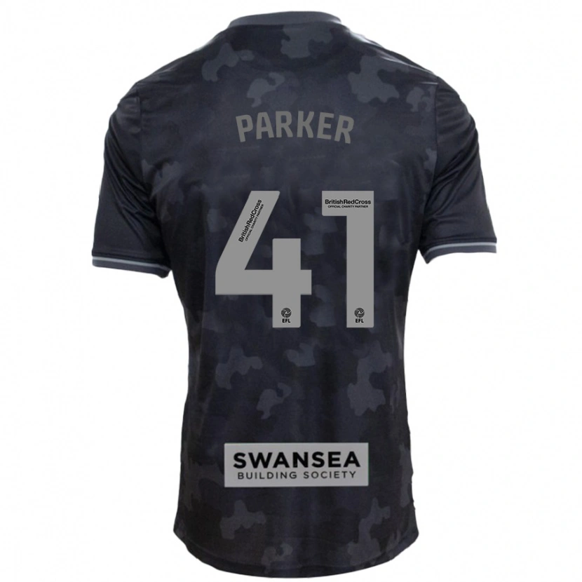 Danxen Herren Sam Parker #41 Schwarz Auswärtstrikot Trikot 2024/25 T-Shirt