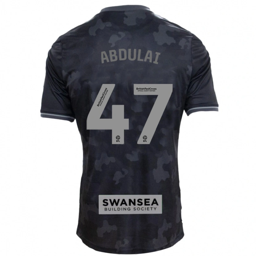 Danxen Herren Azeem Abdulai #47 Schwarz Auswärtstrikot Trikot 2024/25 T-Shirt