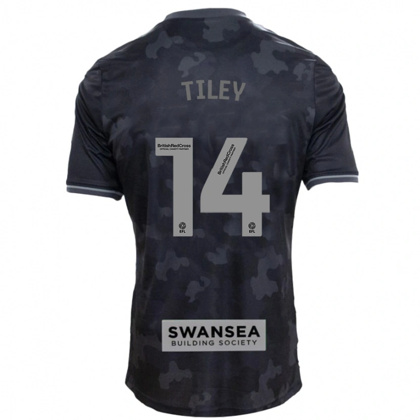Danxen Herren Chloe Tiley #14 Schwarz Auswärtstrikot Trikot 2024/25 T-Shirt