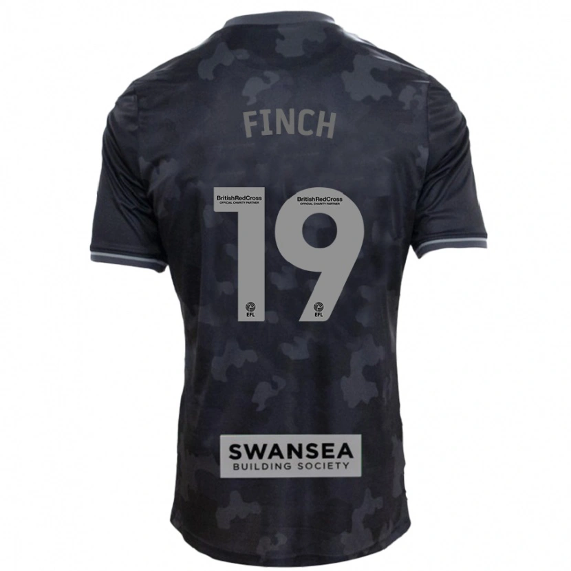 Danxen Herren Lucy Finch #19 Schwarz Auswärtstrikot Trikot 2024/25 T-Shirt