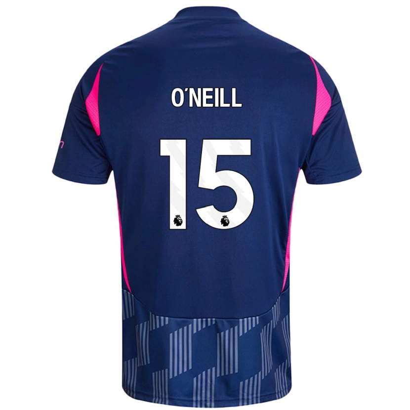 Danxen Herren Laura-Jayne O'neill #15 Königsblau Rosa Auswärtstrikot Trikot 2024/25 T-Shirt