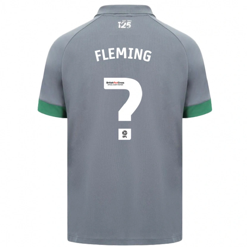 Danxen Herren Cole Fleming #0 Dunkelgrau Auswärtstrikot Trikot 2024/25 T-Shirt