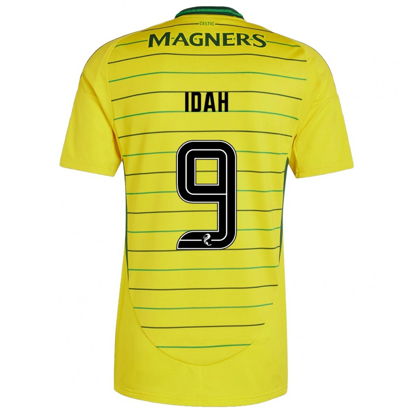 Danxen Herren Adam Idah #9 Gelb Auswärtstrikot Trikot 2024/25 T-Shirt