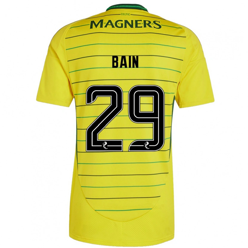 Danxen Herren Scott Bain #29 Gelb Auswärtstrikot Trikot 2024/25 T-Shirt