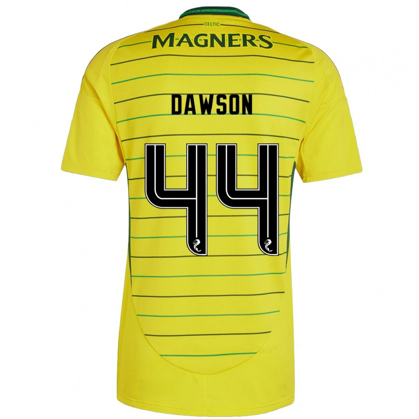 Danxen Herren Joey Dawson #44 Gelb Auswärtstrikot Trikot 2024/25 T-Shirt