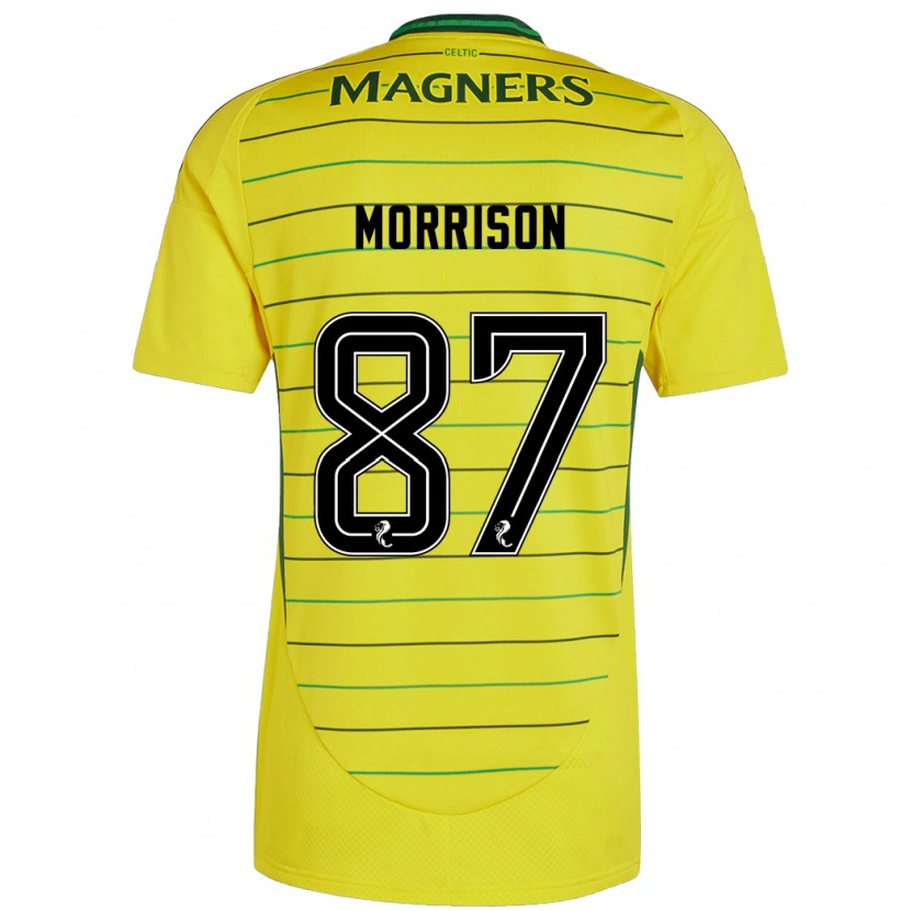 Danxen Herren Joe Morrison #87 Gelb Auswärtstrikot Trikot 2024/25 T-Shirt