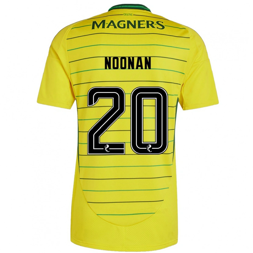 Danxen Herren Saoirse Noonan #20 Gelb Auswärtstrikot Trikot 2024/25 T-Shirt