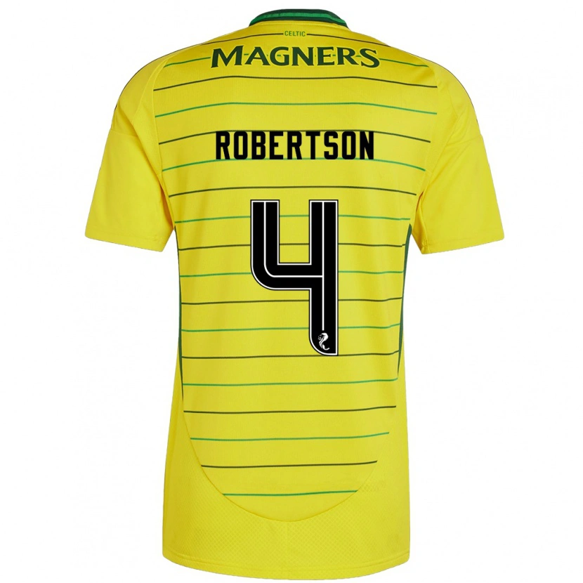 Danxen Herren Lisa Robertson #4 Gelb Auswärtstrikot Trikot 2024/25 T-Shirt