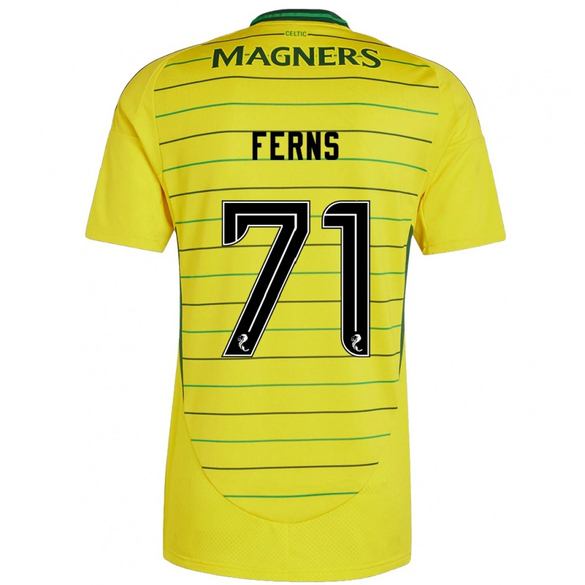 Danxen Herren Abbie Ferns #71 Gelb Auswärtstrikot Trikot 2024/25 T-Shirt