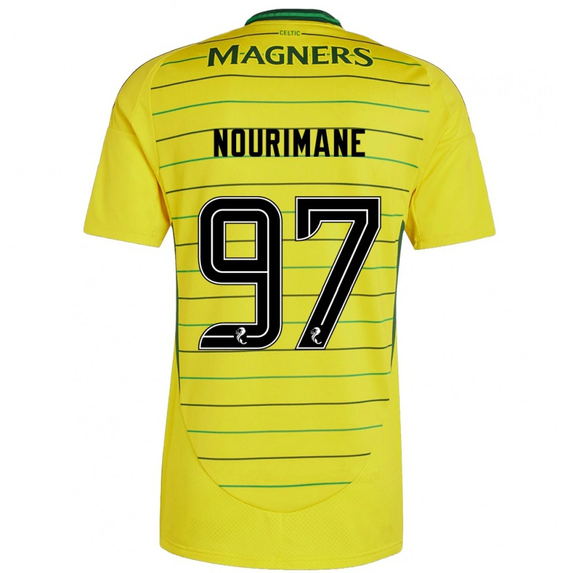 Danxen Herren Addi Nourimane #97 Gelb Auswärtstrikot Trikot 2024/25 T-Shirt