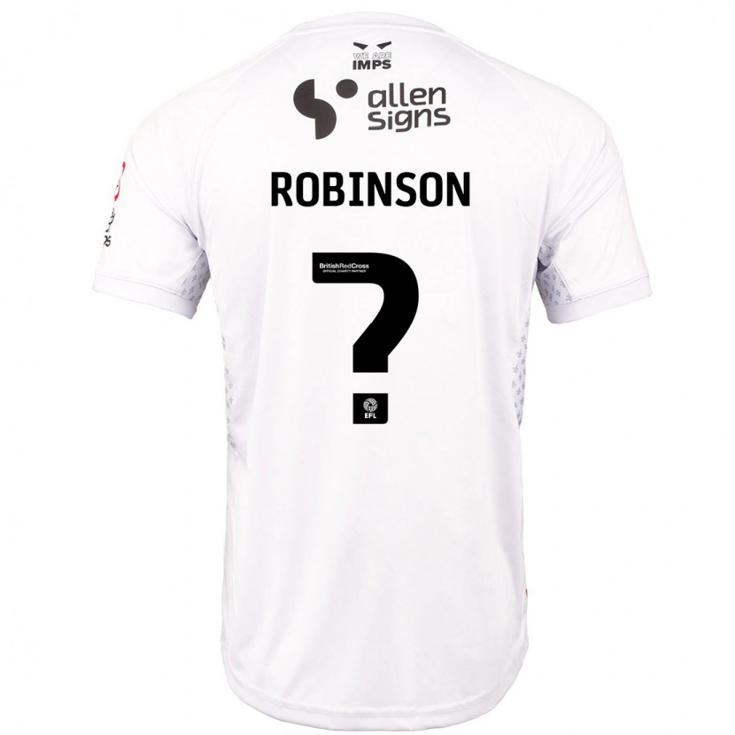 Danxen Herren Chantelle Robinson #0 Rot Weiß Auswärtstrikot Trikot 2024/25 T-Shirt