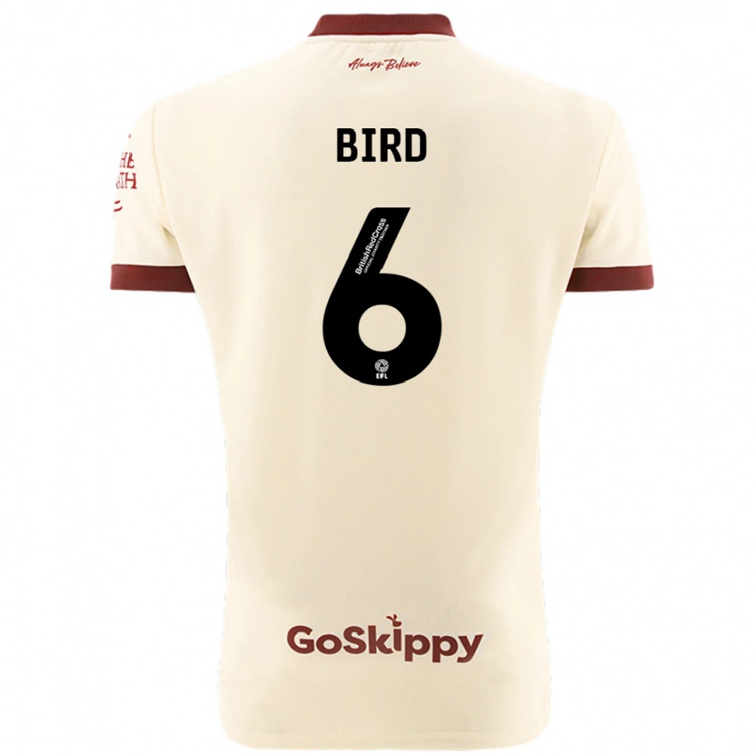 Danxen Herren Max Bird #6 Cremeweiß Auswärtstrikot Trikot 2024/25 T-Shirt