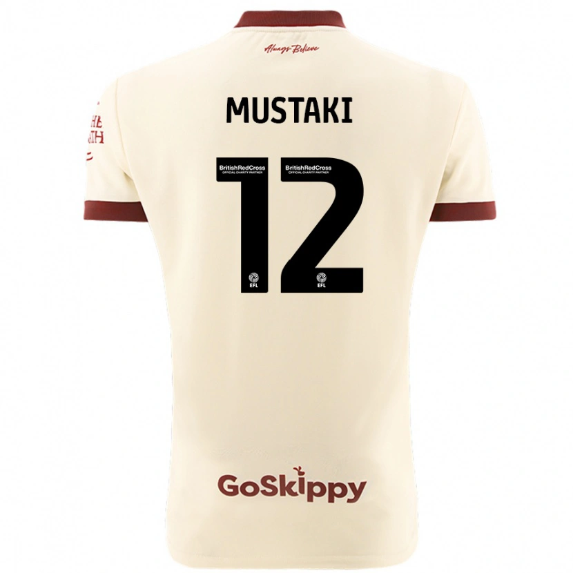 Danxen Herren Chloe Mustaki #12 Cremeweiß Auswärtstrikot Trikot 2024/25 T-Shirt