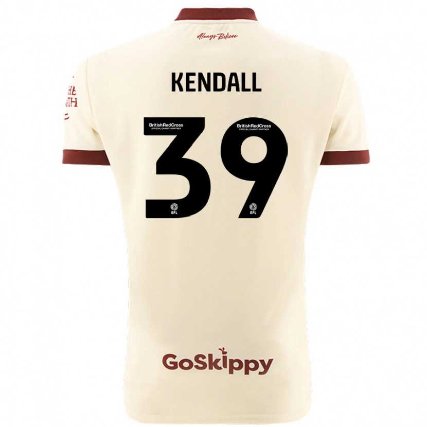 Danxen Herren Maya Kendall #39 Cremeweiß Auswärtstrikot Trikot 2024/25 T-Shirt
