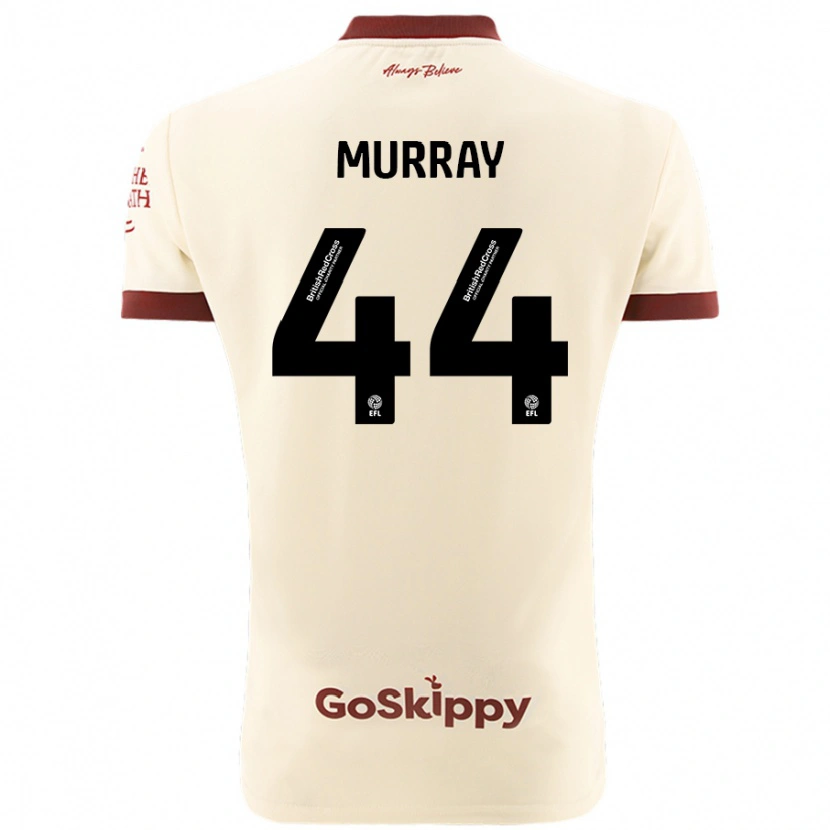 Danxen Herren Satara Murray #44 Cremeweiß Auswärtstrikot Trikot 2024/25 T-Shirt