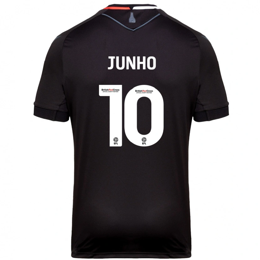 Danxen Herren Jun-Ho Bae #10 Schwarz Auswärtstrikot Trikot 2024/25 T-Shirt